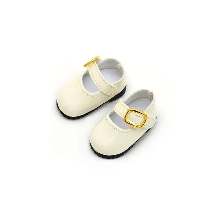 Mini chaussures en cuir au beurre pour enfants, accessoires de princesse, document de bonbons, jouet