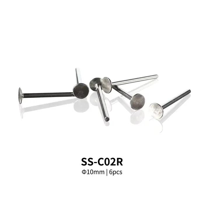DSPIAE 6 pièces/ensemble bielles de meulage dos rond adhésif éponge papier de verre modèle outils me