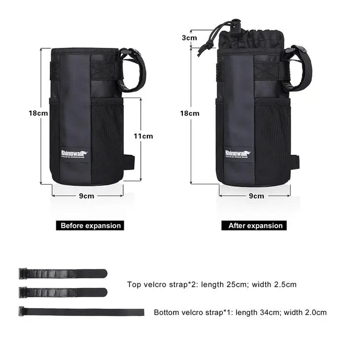 Rhinowalk sac de vélo cyclisme bouteille d'eau porte-bouteille, vtt vélo isolé sac de bouilloire, gu
