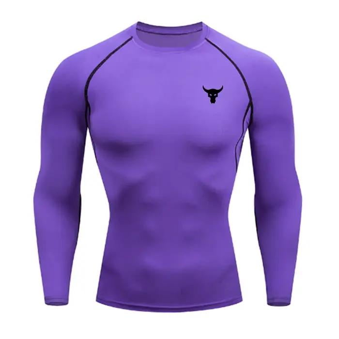 T-shirt sport à séchage rapide homme femme - Manches longues running confortable respirant moulant