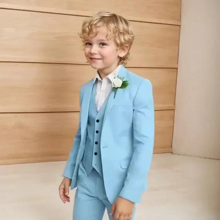 Ensemble de Costume pour garçons à la mode pour Costume de fête de mariage 3 pièces ensemble de Cost