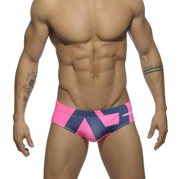 Maillot de bain sexy pour homme été plage - Boxer court bas pour surf et activités nautiques