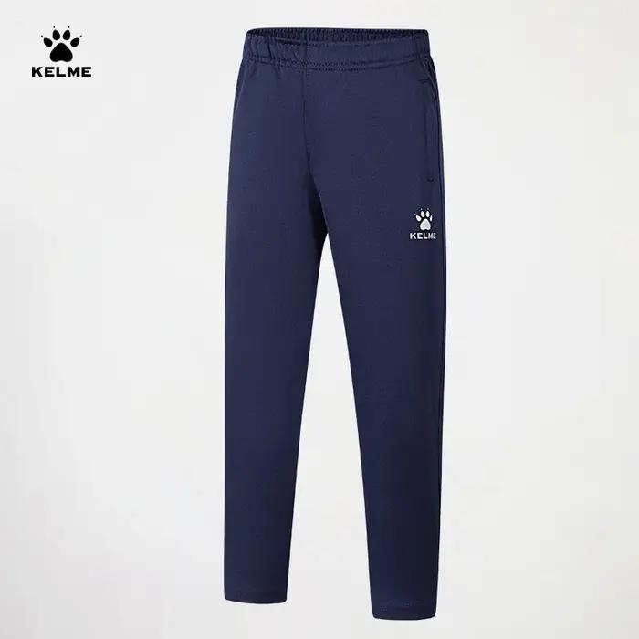 Kelme pantalon droit tricoté personnalisé pour enfants course en plein air pantalon de sport polyval