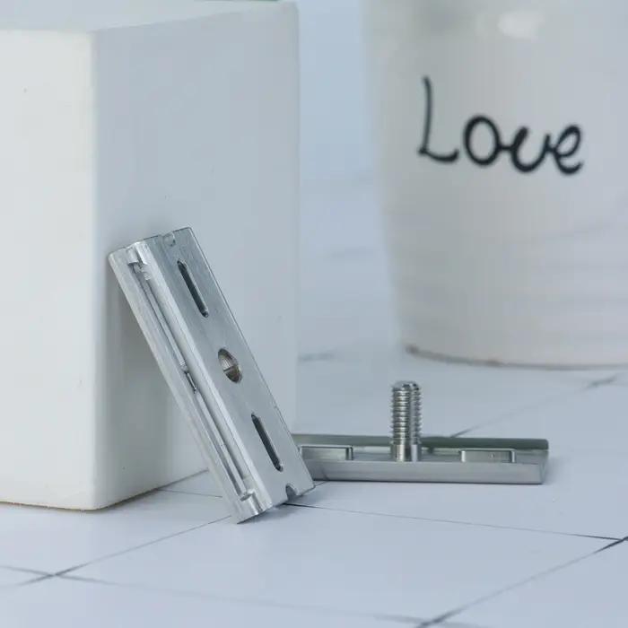 Tête de rasoir de sécurité en acier inoxydable Yaqi Tile 316