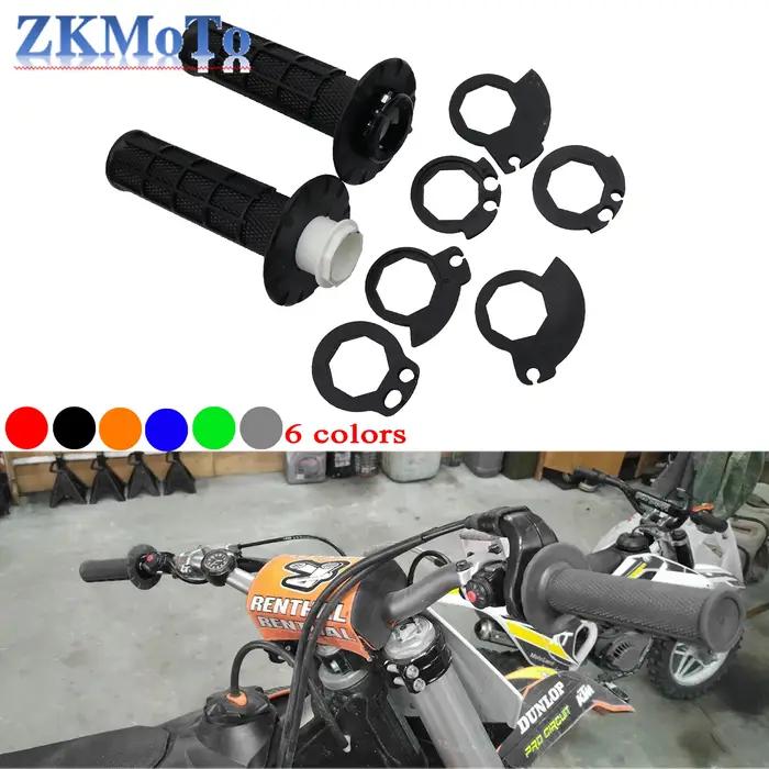 Poignées universelles 7/8'' 22mm pour moto tout-terrain, motocross, moto, guidon en caoutchouc pour
