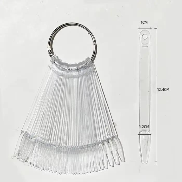 Produits pour ongles 50 couleurs carte en éventail pour vernis à ongles carte de vernis à ongles pra