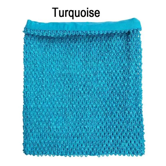 10x12 pouces grande taille doublé crochet bustier tubulaire tutu hauts bébé fille tube crochet haut
