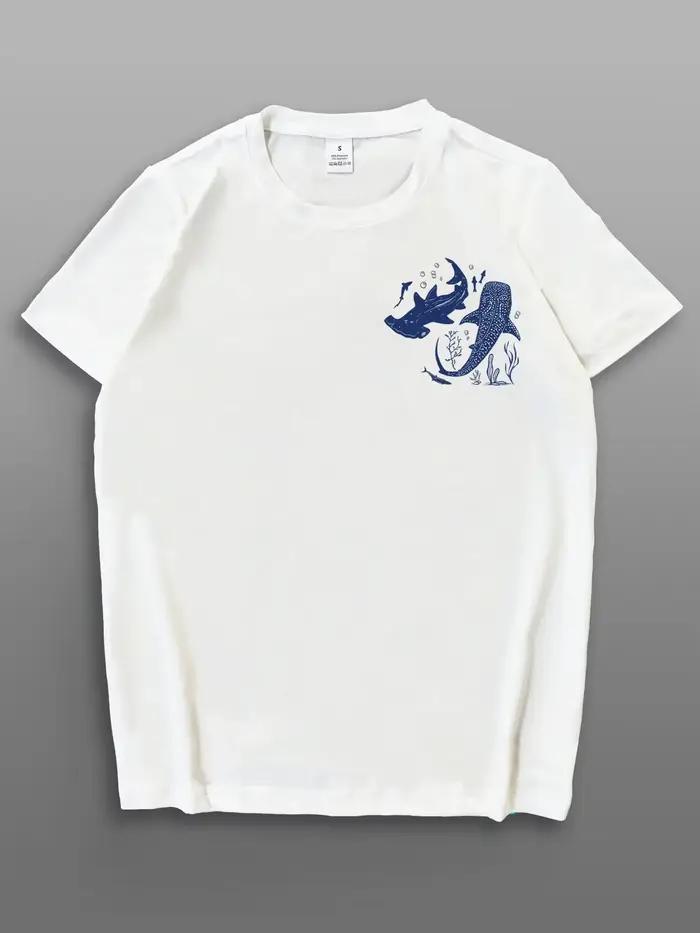 Je vous pouvez aider lettre motif col rond femmes T-shirt à manches courtes mode impression chemise