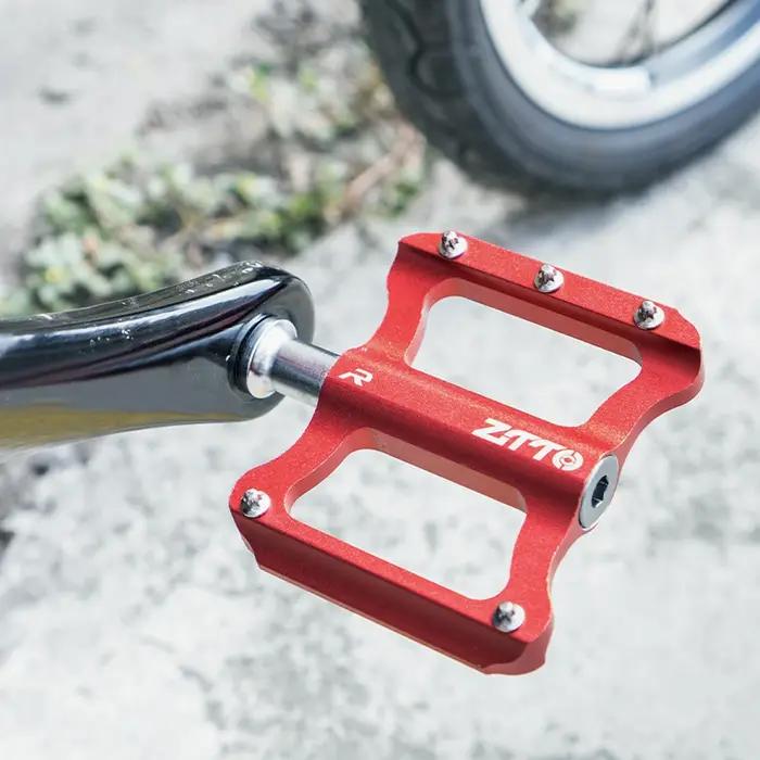 ZTTO-Pédale de vélo de route ultralégère, alliage d'aluminium, roulements de vélo, pédales pliantes