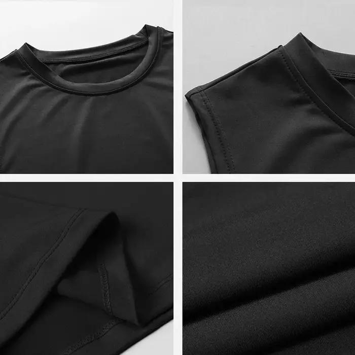 Débardeur de compression pour homme, séchage rapide, pour la course, le basketball, la gym et le fit