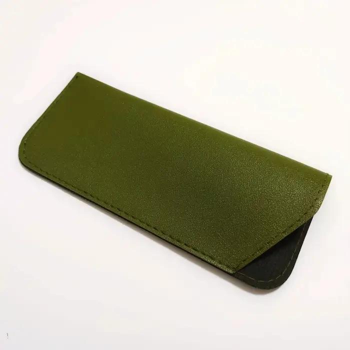 1pc sac à lunettes souple mode PU cuir lunettes lunettes de lecture pochette couverture Portable étu