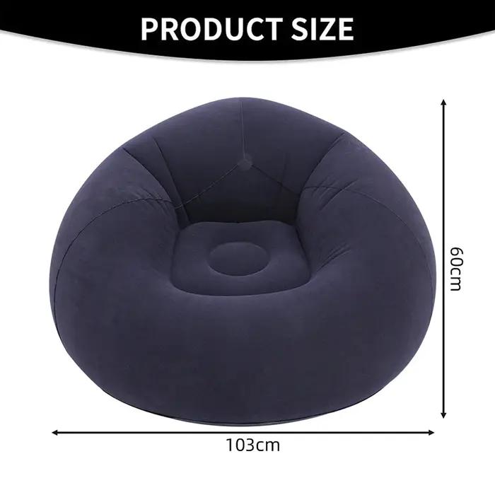 Chaises gonflables en forme de pouf, portables, 9 couleurs, canapé paresseux pour salon, Camping en