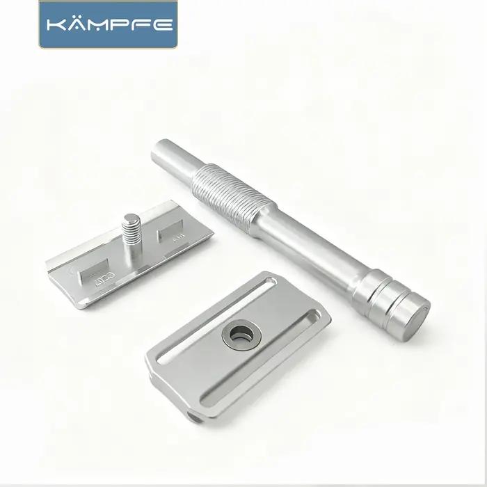 Kampfe – rasoir Vintage à Double tranchant pour hommes, en aluminium antidérapant, pour toilettage h