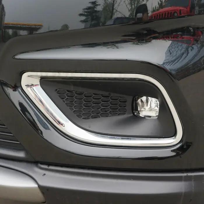 Cadre de protection pour phare antibrouillard avant gauche adapté à la Jeep Cherokee 2019 2020