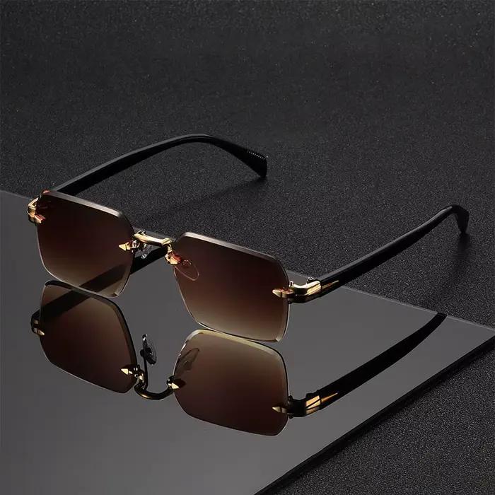 Lunettes de soleil classiques unisexes à la mode, sans cadre, tendance, pour Costume de vacances, me