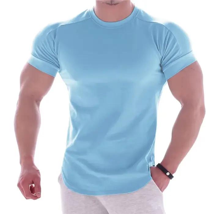 T-shirt de sport homme 2024 - Séchage rapide pour l'entraînement en plein air et en salle