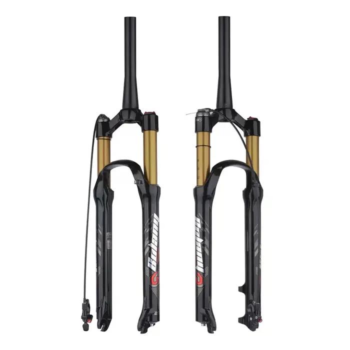 Bolany fourche de vélo vtt résilience de l'air alliage de magnésium amortisseur suspension droite co