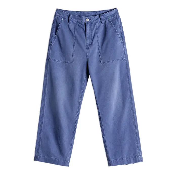 Maden – jean vintage en coton délavé pour hommes, pantalon de travail en toile bleue avec fermeture