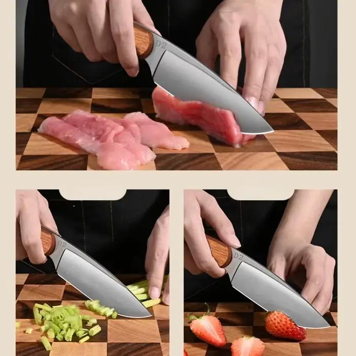 Couteau à fruits tranchant en acier inoxydable, couteau de cuisine Carimplanté, haute dureté, outil