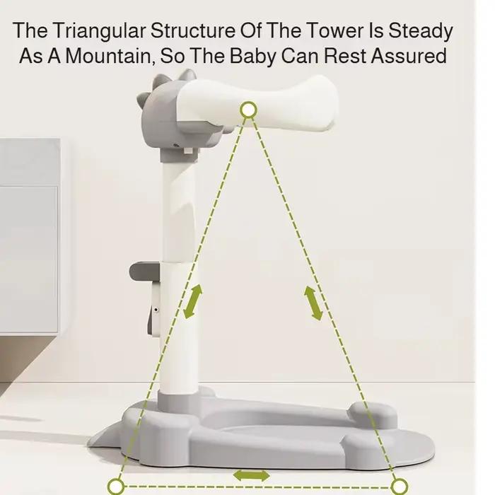 Support de douche réglable pour bébé, dispositif de bain antidérapant pour enfants, support de bain