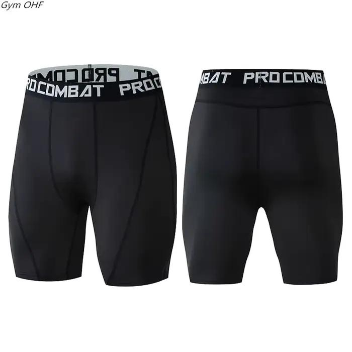 Short de course serré pour hommes, Leggings de sport, sous-vêtements de Compression, Jogging, Fitnes