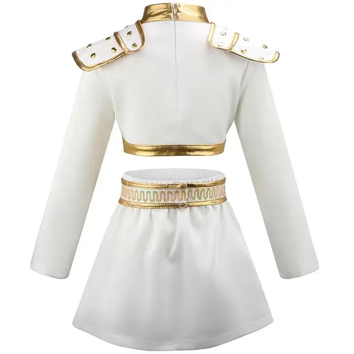 Costume de fête d'halloween de Style K-POP pour enfants, tenue de spectacle idole avec haut et jupe