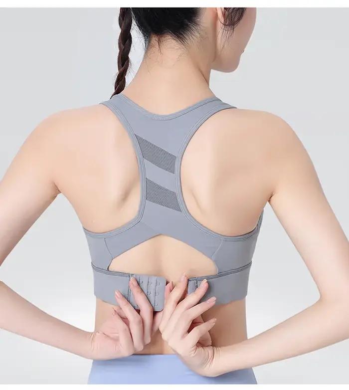 Soutien-gorge de sport, antichoc, haute résistance, course à pied, fitness, soutien-gorge de yoga, b