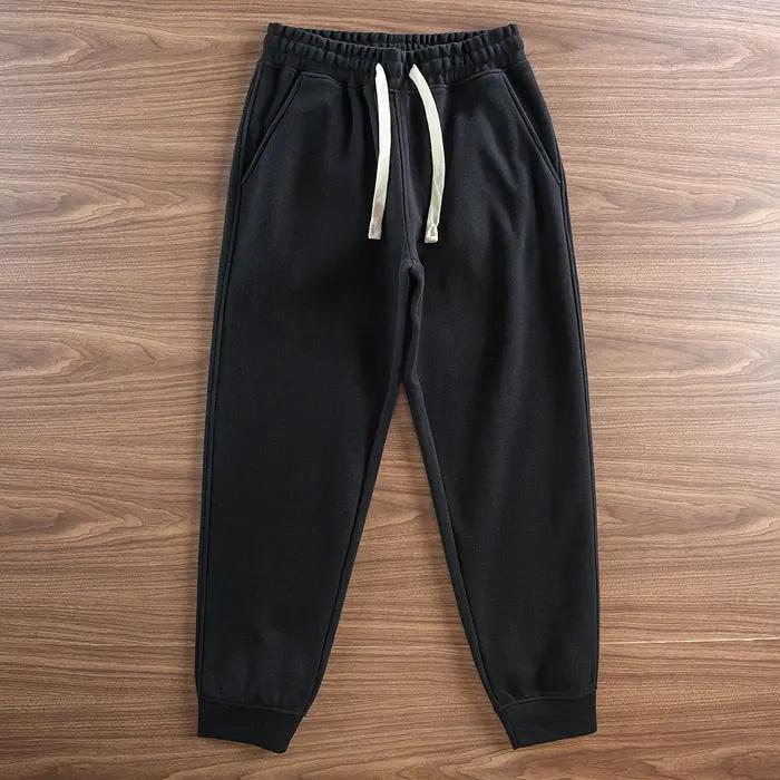 Pantalon de survêtement américain Retro Optics pour homme, taille élastique simple, proximité, wstri