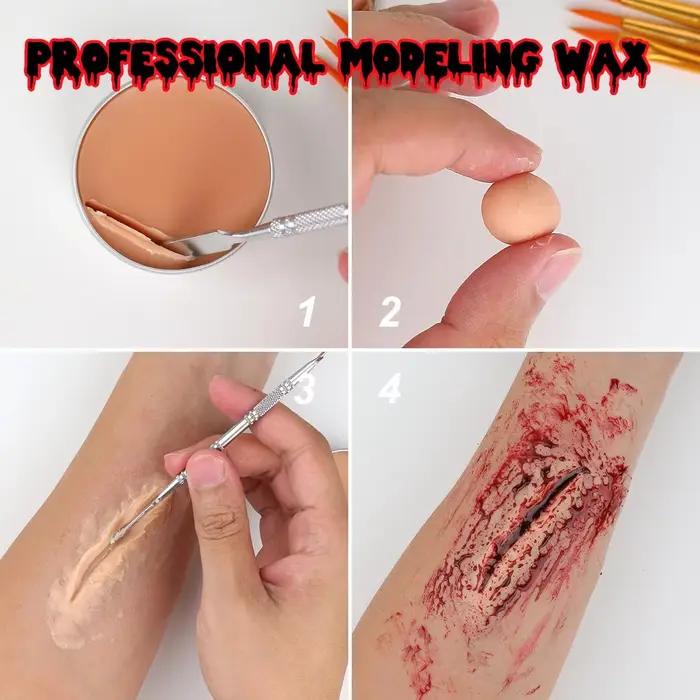 Bowitzki SFX – peinture pour le visage et le corps, effets spéciaux de maquillage d'halloween, fauss
