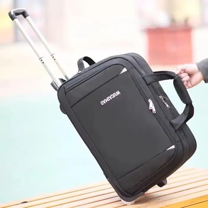 Nouvelles femmes valise à roulettes mode sac à bagages étanche chariot bagages sac de voyage hommes