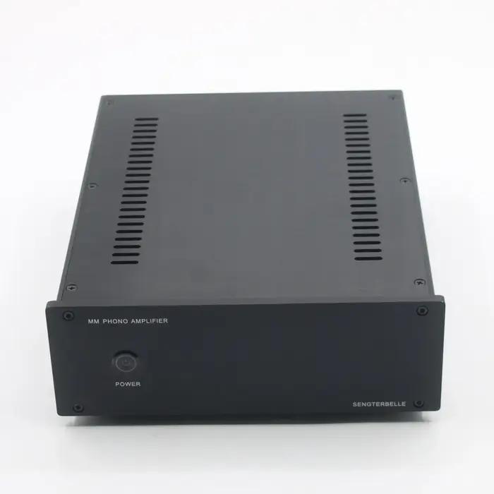 Boîtier d'amplificateur phono coloré, noir, tout châssis en aluminium, MM, SHURE, EAR834, ST2609