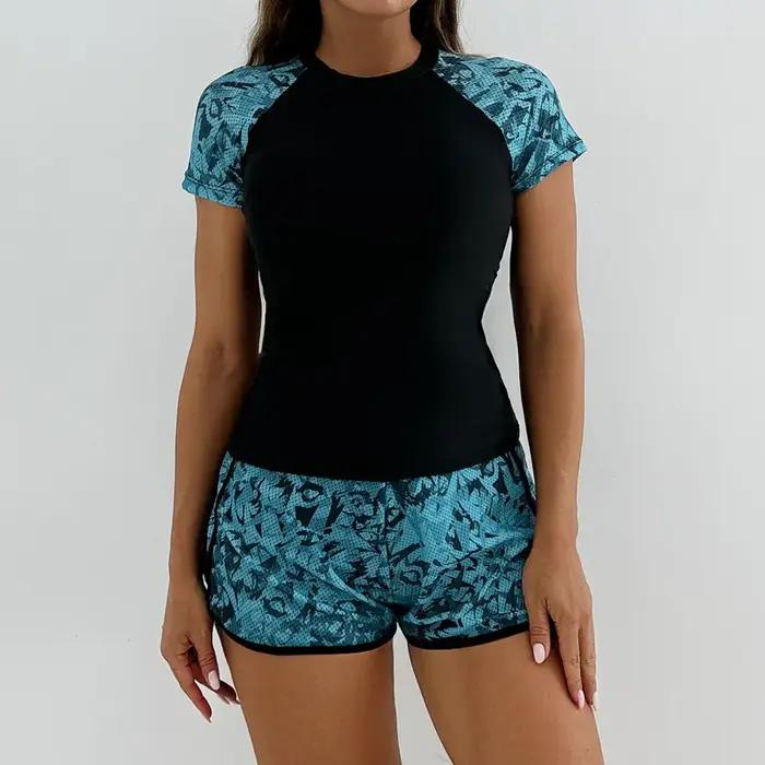 Nouvel ensemble de maillots de bain séparés imprimés Tankini pour femme, vêtements de sport de plage