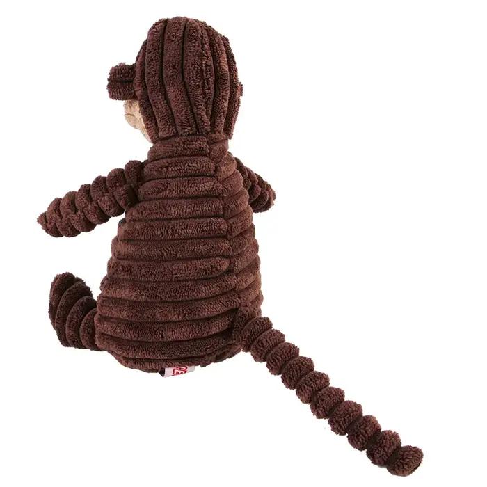 Jouet molaire pour chien, entraînement à l'évent, velours côtelé, singe, cochon, voix, jouet en pelu