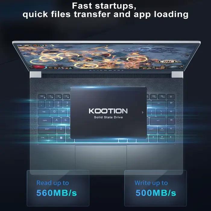KOOTION X12 SSD SATA 256GB 512GB 1TB 2TB SATA 3 disque SSD 2.5 pouces disque dur disque SSD pour ord