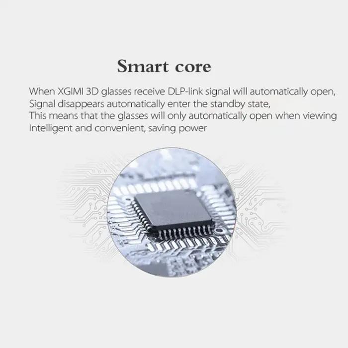 RISE-Lunettes 3D à obturateur actif pour budgétaire DLP Link, compatible 96-144HZ avec Optama, Acer,
