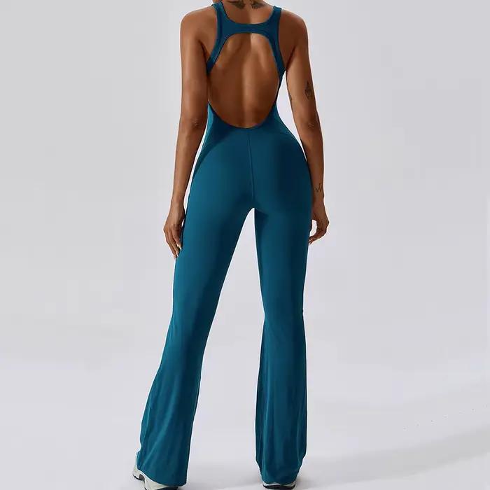 Femmes formation Yoga costume vêtements de sport ensemble de gymnastique femmes 1 pièces combinaison