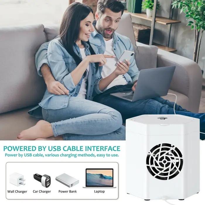 Ventilateur de table USB portable, petit ventilateur pour bureau, ventilateur de refroidissement per