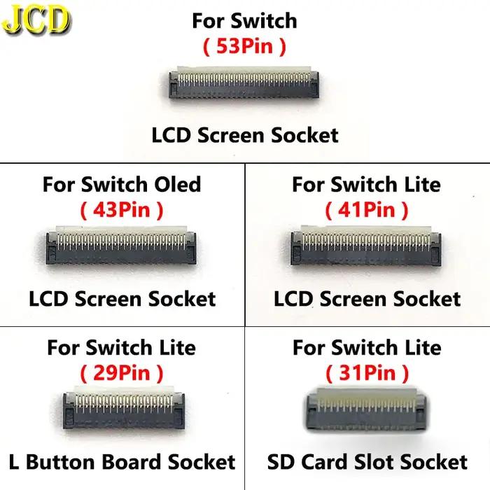 JCD 29/31/41/43/53 broches FPC prise femelle carte mère écran d'affichage LCD câble flexible Clip co