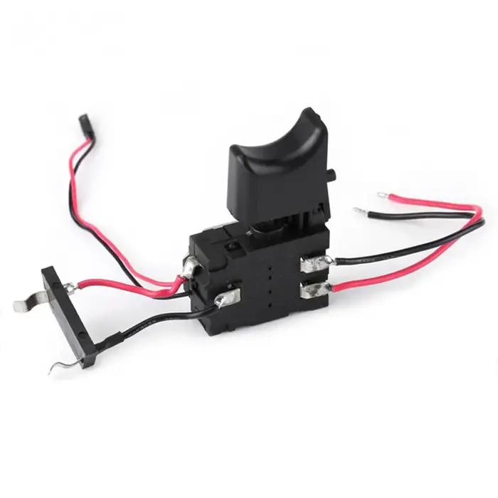Interrupteur de perceuse électrique DC7.2-24V, bouton de contrôle de vitesse pour perceuse sans fil