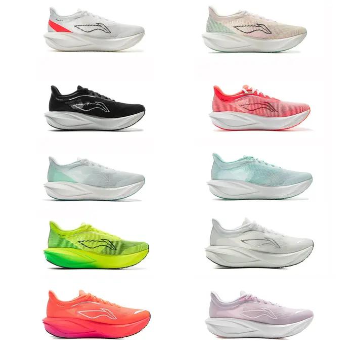 Li-Ning FEIDIAN 5 CHALLENGER – chaussures de course pour femmes, plaque en fibre de carbone, coussin