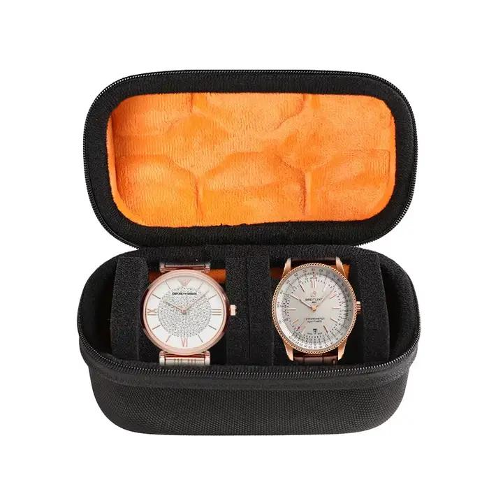 Organisateur de boîte de montre pour hommes ou femmes, étui de voyage de montre, support d'affichage