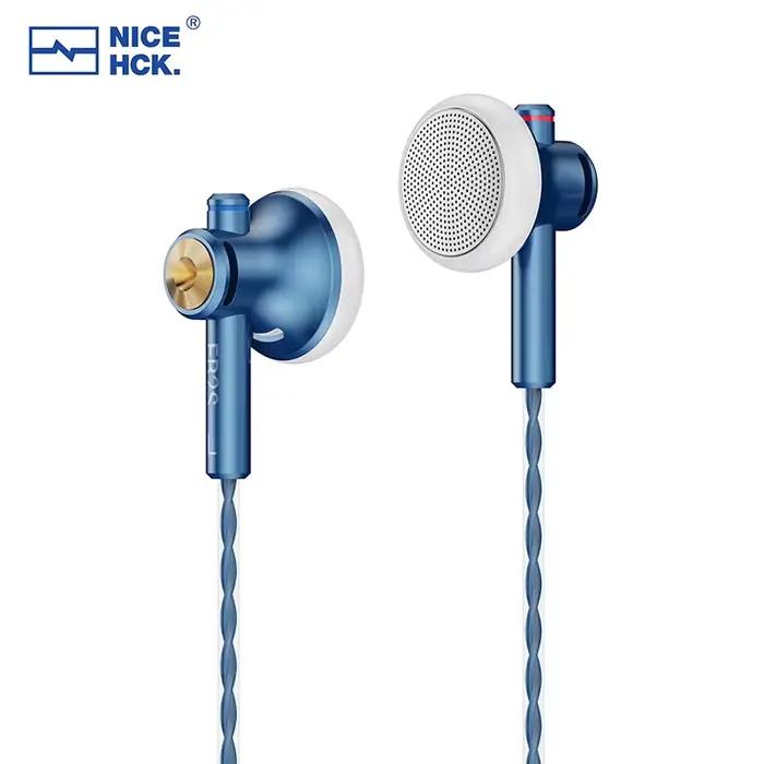 NICEHCK EB2S PRO 3.5/4.4mm prise Microphone à tête plate écouteurs HIFI filaire écouteur 15.4mm LCP