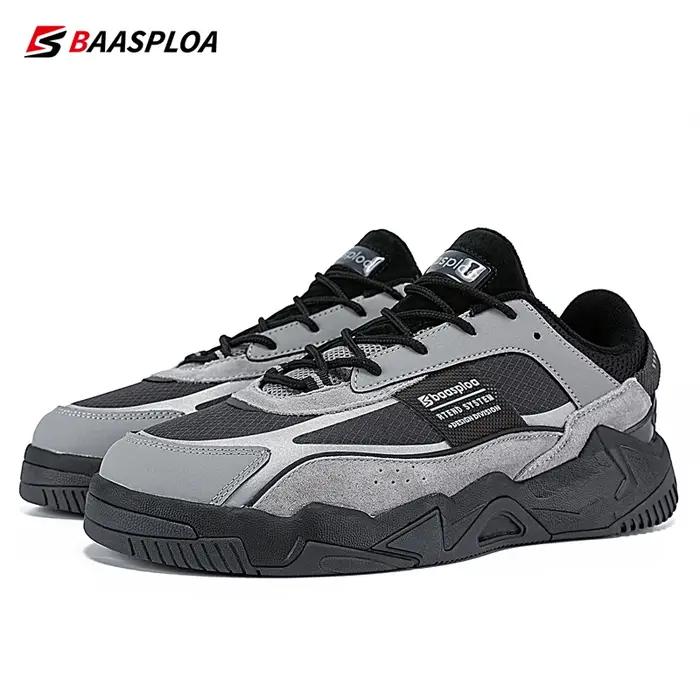 Baasploa-Chaussures décontractées pour hommes, baskets de marche imperméables, chaussures de tennis