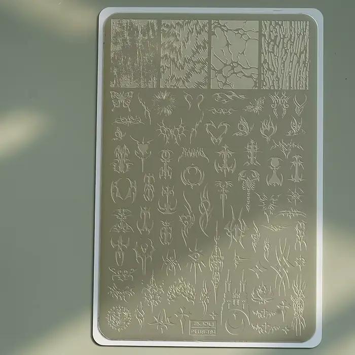 XMQ NAIL ART STAMPING PLATES COOL LINES TEMPLATES