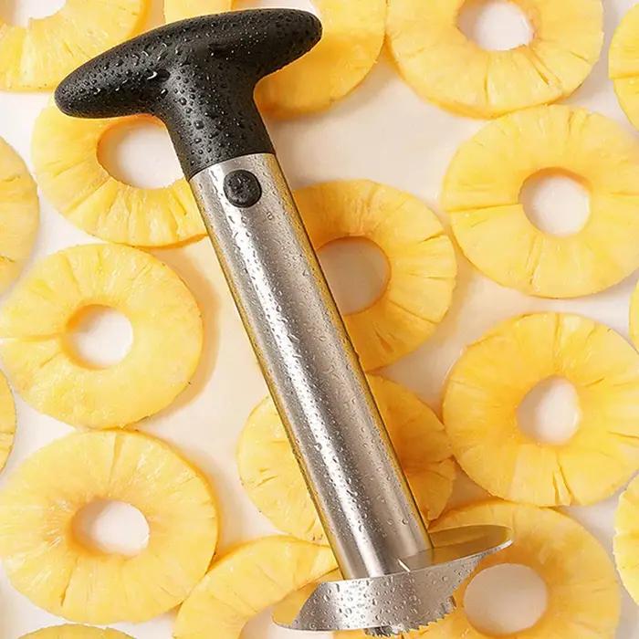 1Pc acier inoxydable facile à utiliser ananas éplucheur accessoires ananas trancheuses fruits coutea