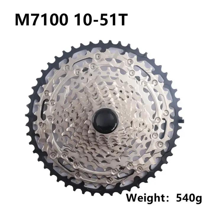 Shimano SLX CS-M7100 Cassette 12s pour pièces d'équitation de VTT originales 12 vitesses 10-51T 10-4
