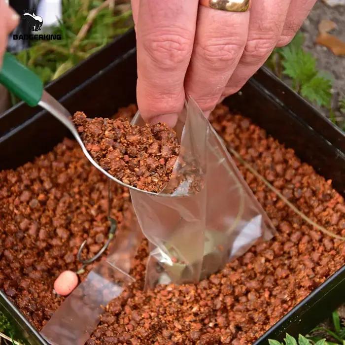 Sacs PVA pour la pêche à la carpe, 50 pièces/lot, sac soluble dans l'eau à dissolution rapide pour l