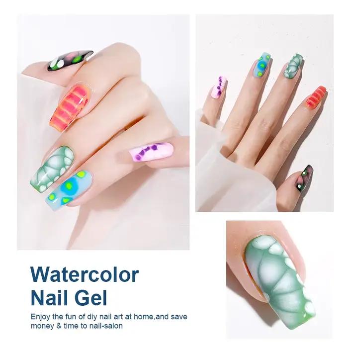 AS Tpo gratuit clair floraison Gel vernis 15ml UV LED tremper vernis à ongles pour effet d'épandage