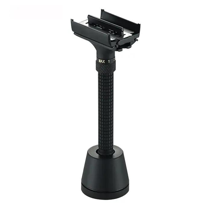 YINTAL ensemble de rasoir de sécurité réglable papillon ouvert Double bord rasoirs en laiton noir ma