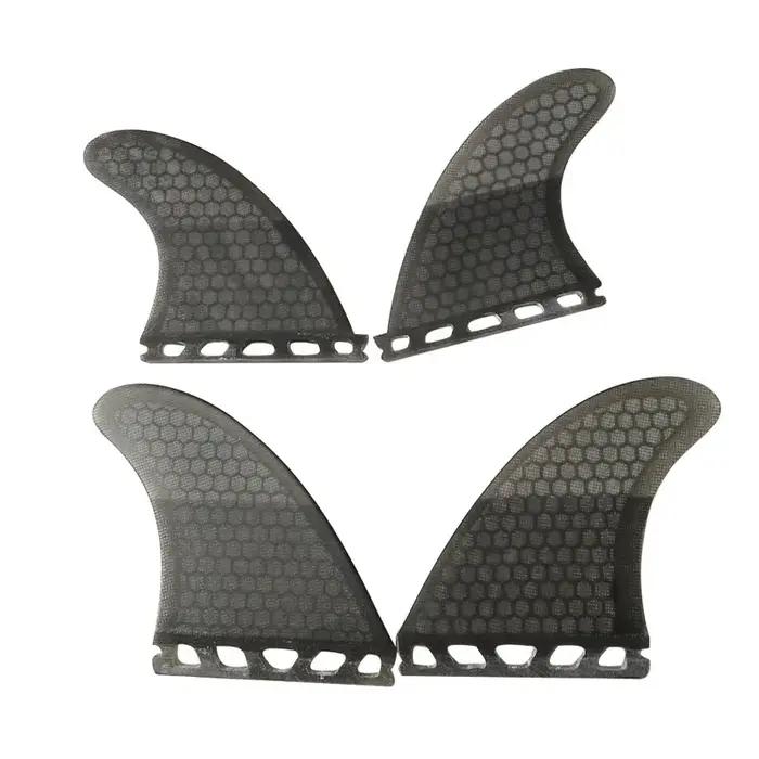Ailerons de planche de surf UK2.1 Quad FINS UPSURF FUTURE, aileron latéral en carbone, design nid d'